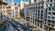 Vista de la nova via Laietana.