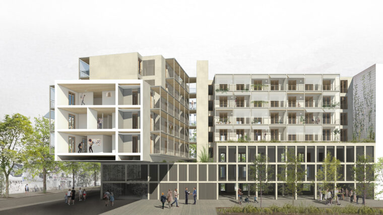 Render d'edifici a c. d'Àvila 96-100