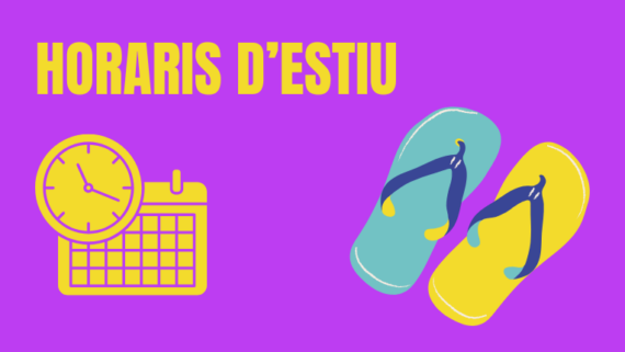 Horaris d'estiu dels equipaments municipals