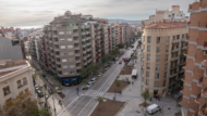 Afectacions a la mobilitat al carrer de Pi i Margall per treballs de pavimentació