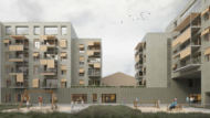 Render d'edifici a Dr. Trueta 130-134
