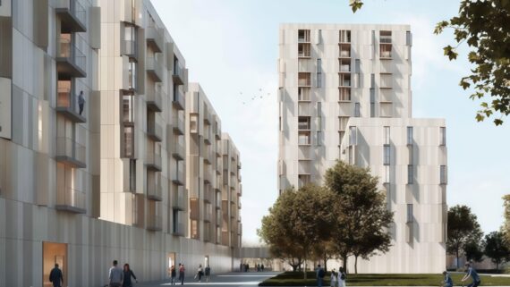Render d'edifici a c. Binéfar 30-40