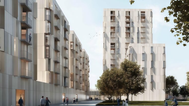 Render d'edifici a c. Binéfar 30-40