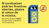 Si condueixes amb les finestres obertes, abaixa el volum de la música
