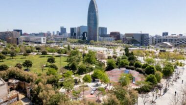 Vista General de nou parc de les Glòries