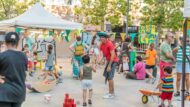 Activitat del programa "Juguem a les places"