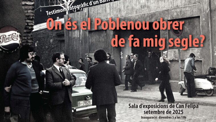 Cartell exposició festa major Poblenou