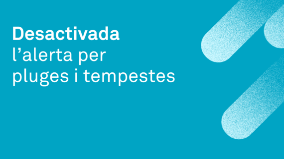 Desactivada l'alerta per pluges i tempestes