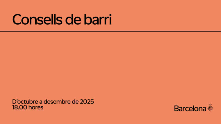 Consells de barri del Districte de Sant Martí - d'octubre a desembre de 2025