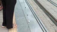 Bastó usat per una persona cega o amb discapacitat visual