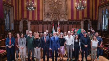 Assistents a la presentació del Districte 11 al Saló de Cent. Autor: Martí Petit