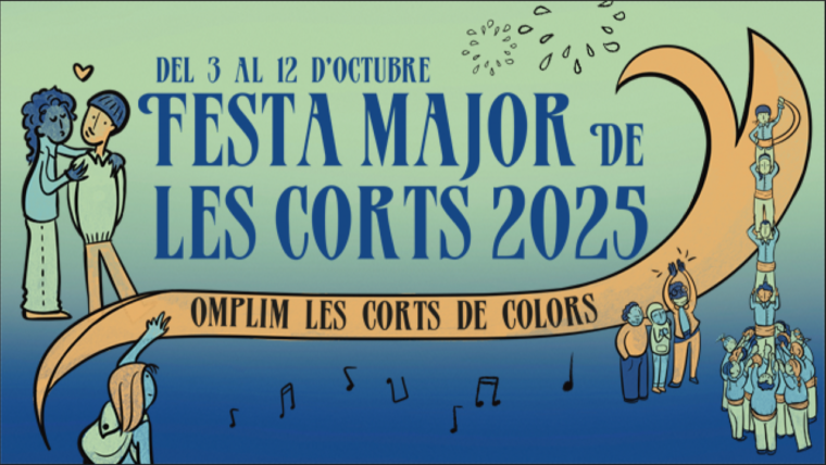 Cartel Fiesta Mayor les Corts 2025
