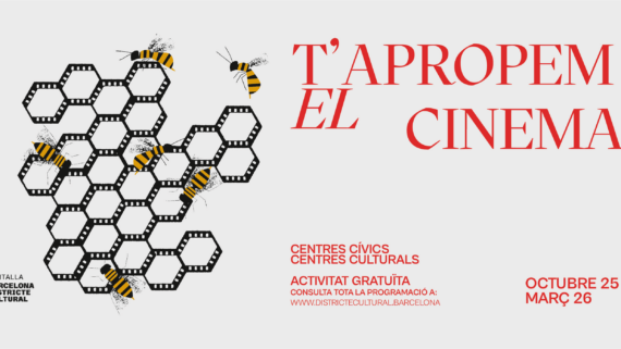 Cartell que anuncia el cicle de projeccions Pantalla