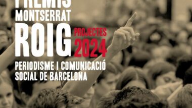 Cartell dels Premis Montserrat Roig 2024