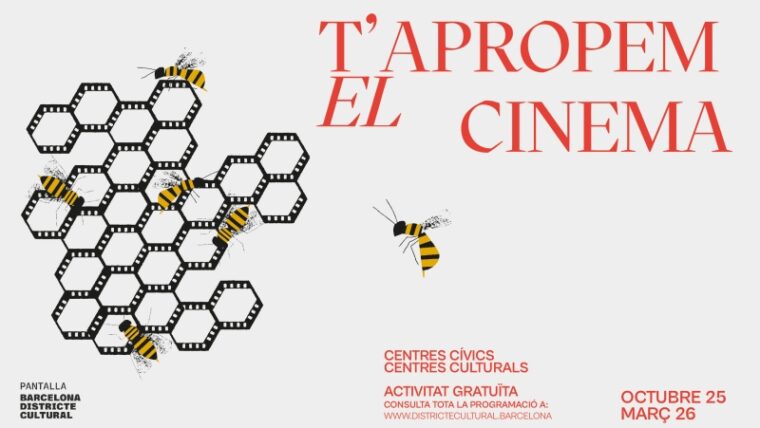 "T'apropem el cinema" en el marc del cicle Pantalla 2025, del Barcelona Districte Cultural