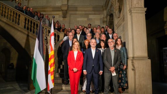 Integrants del Comitè Assessor del Districte 11, Ciutats de Palestina. Autora: Júlia Arnau