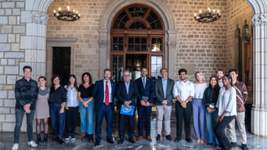 Participants a l&#039;acte de signatura dels Principis de codi obert de l&#039;ONU. Autora: Cristina Salarich.