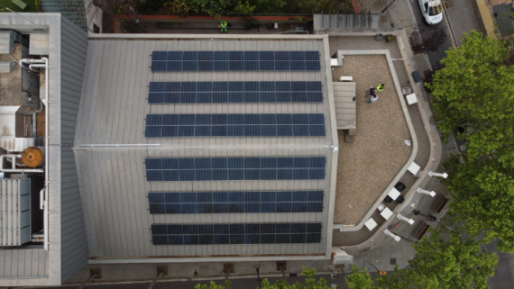 Coberta del Casal de Barri Font d'en Fargues