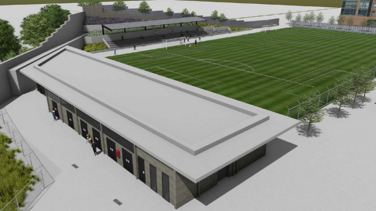 Render 5 camp de futbol de Sant Genís