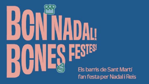 Grafisme del Nadal a Sant Martí