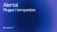 Visual d'alerta per pluges i tempestes