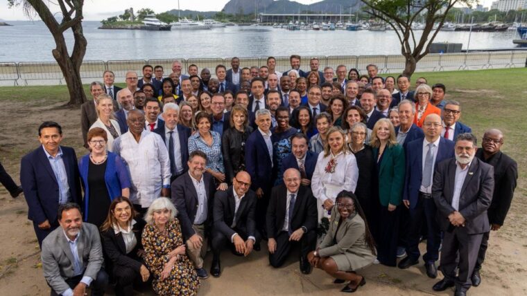 Cimera de C40 a Rio de Janeiro.