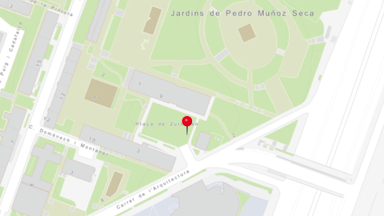 Ocupació de places d'aparcament per les obres a la Central Sant Genís d'AGBAR