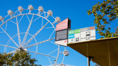 Una parada amb el sistema Buspas