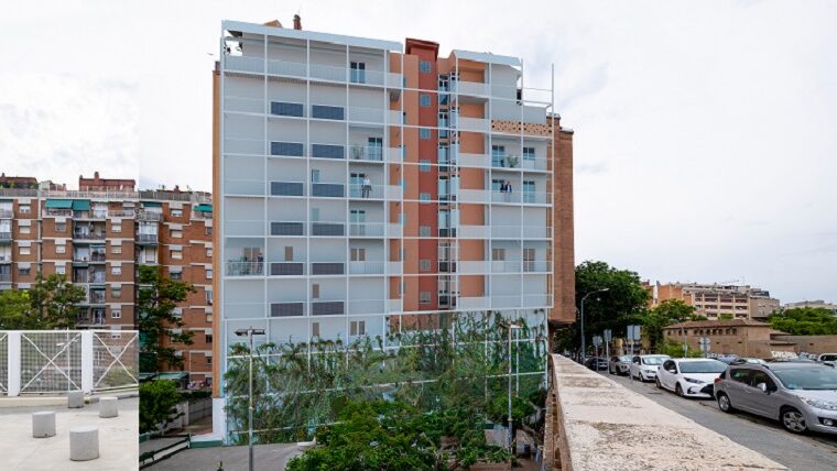 Mitgera de Espronceda 321: imatge virtual de la rehabilitació