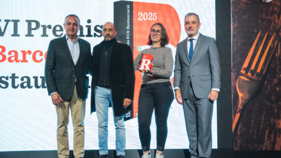 Entrega Premi Barcelona Restauració a la qualitat gastronòmica al restaurant Bellafila.