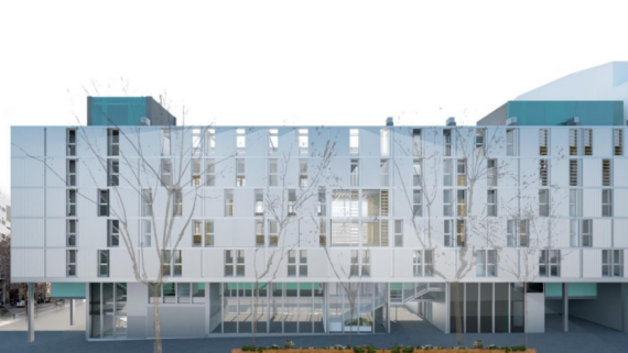 Imatge virtual de l'edifici del carrer Londres 56 en el nou Institut Escola Mallorca