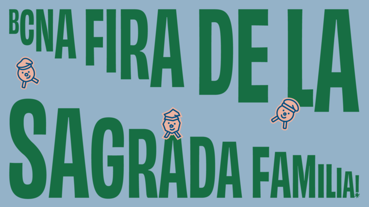 Imatge de la campanya de comunicació de la Fira de Nadal de la Sagrada Família 2025