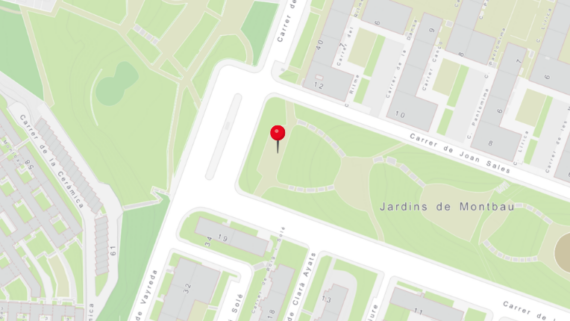 plànol cal·listènia jardins de montbau, vayreda