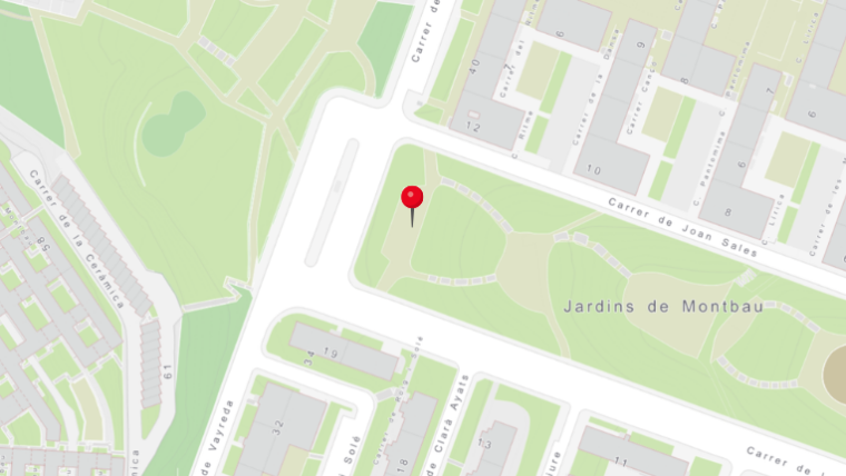 plànol cal·listènia jardins de montbau, vayreda