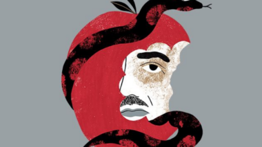 Il·lustració de portada del dossier de &#039;Barcelona Metròpolis&#039; dedicat als cinquanta anys de la mort del dictador Franco. Autora: Natàlia Pàmies