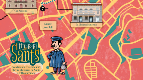 Itinerari de l'Arxiu a Sants i Hostafrancs