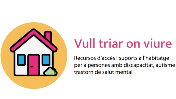 Sobre fons blanc, guia ineractiva que ha presentat la XAVI que porta com a títol: "Vull triar a on viure"
