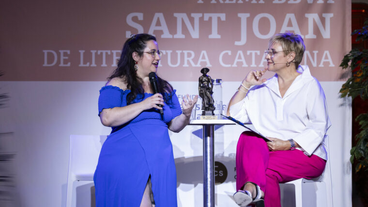 Un moment de la gala de lliurament del 45è Premi BBVA Sant Joan