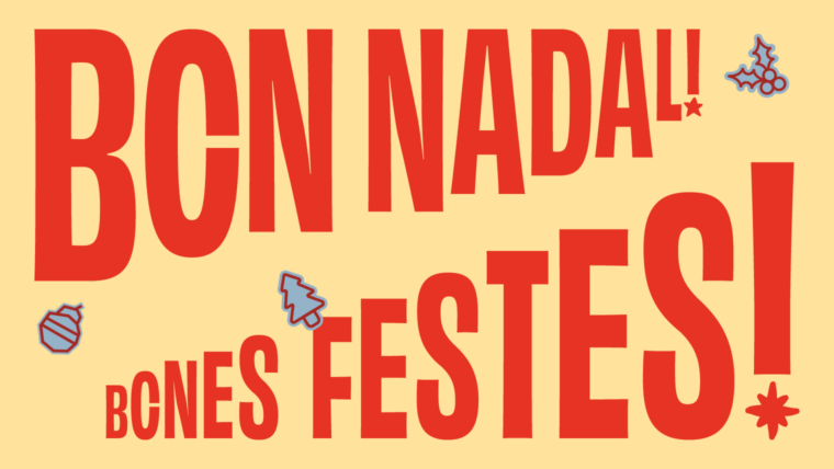 Bon Nadal i Bones Festes
