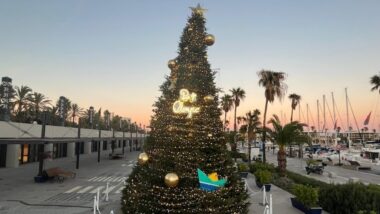 Arbre de Nadal del Port Olímpic