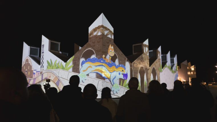 Espectacle audiovisual immersiu al Moll de Gregal del Port Olímpic