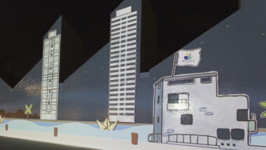 Espectacle audiovisual immersiu al Moll de Gregal del Port Olímpic