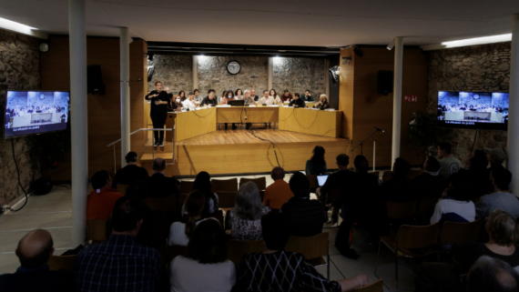 Consell Plenari del Districte d'Horta-Guinardó 18.12.2025, amb vista darrera dels assistents