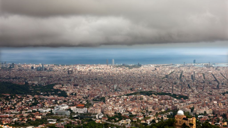 Panoràmica de la ciutat de Barcelona