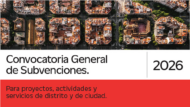 Imatge gràfica de la Convocatòria General de Subvencions 2026
