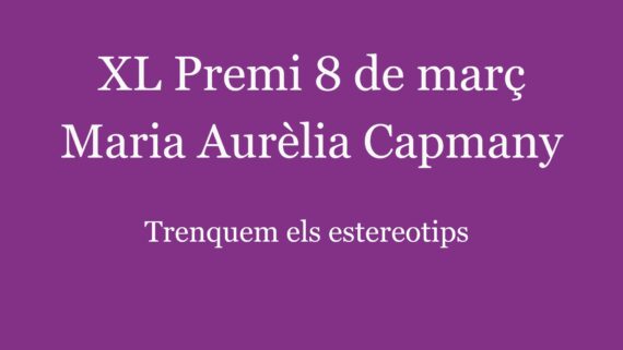 Convocatòria del Premi 8M 2026