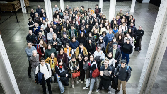 Acte de benvinguda dels residents 2026 de Fabra i Coats: Fàbrica de Creació. Fotografia: Pere Virgili