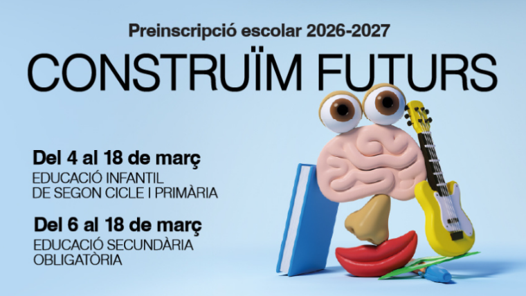 Preinscripció escolar per al curs 2026-2027