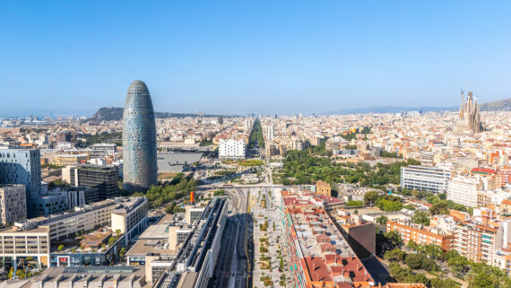 Vista aérea de la ciudad