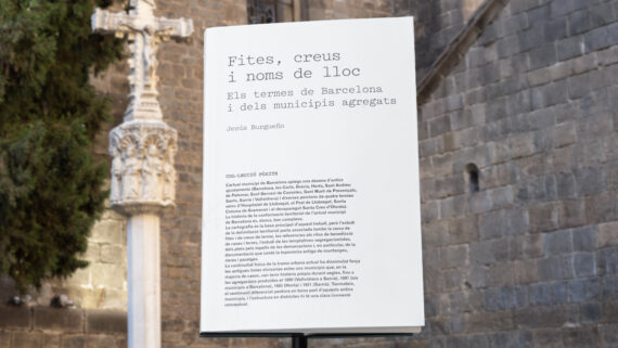 El llibre 'Fites, creus i noms de lloc' està editat per Barcelona Lllibres